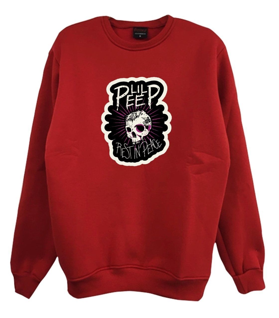 LIL PEEP Baskılı Sweatshirt
