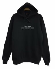 I Wish I Had - Slogan Baskılı Kapüşonlu Sweatshirt