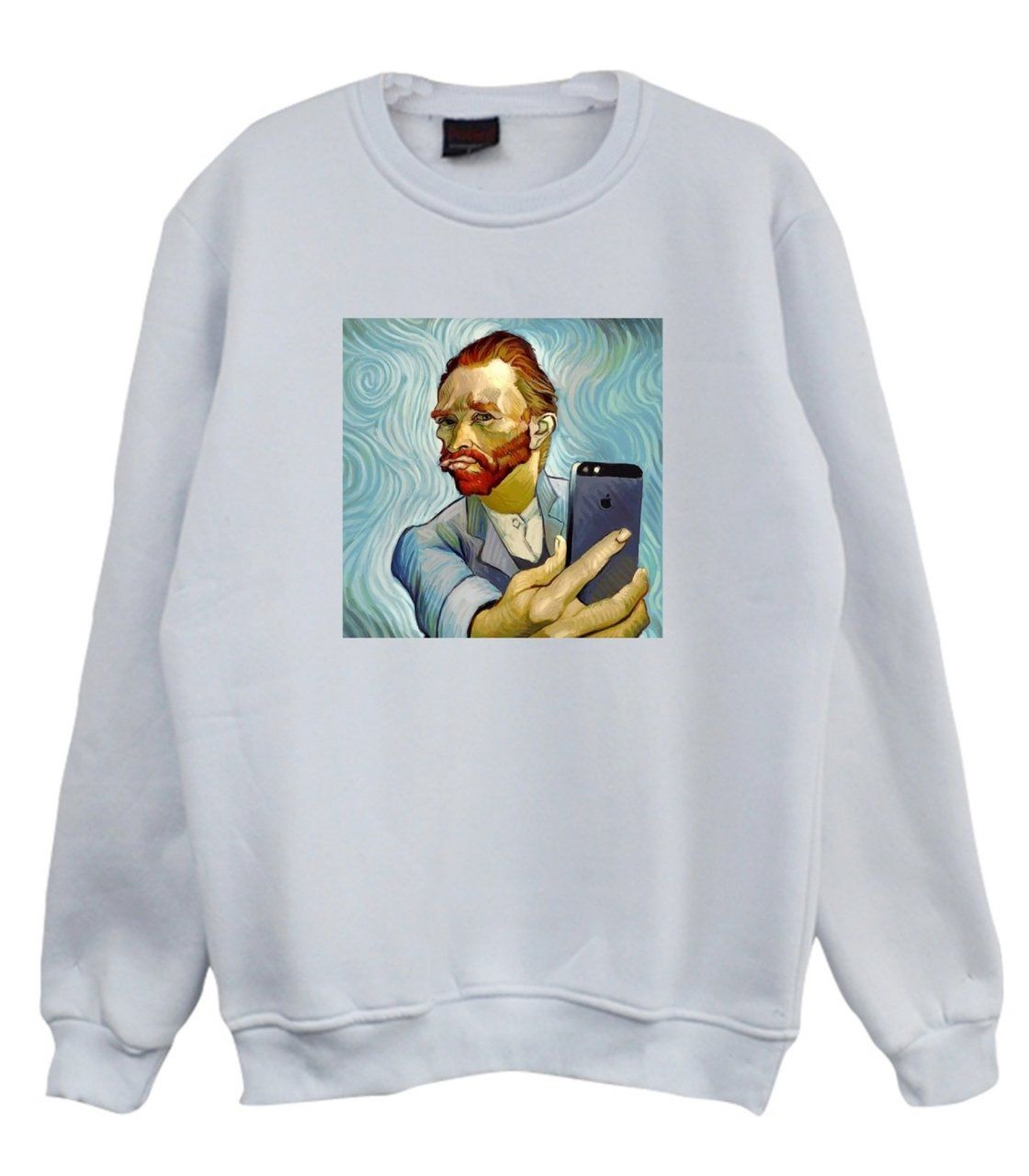 Van Gogh Baskılı Sweatshirt