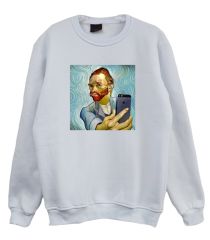 Van Gogh Baskılı Sweatshirt