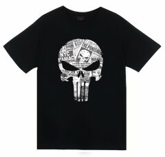 Kuru Kafa Baskılı T-shirt