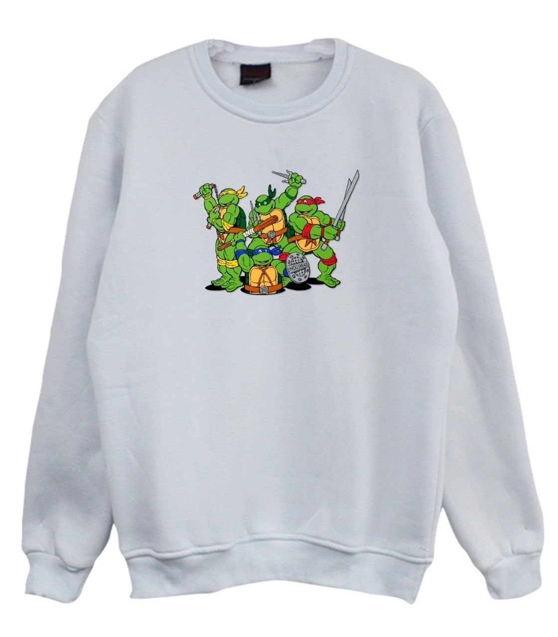 Ninja Kaplumbağalar Baskılı Sweatshirt