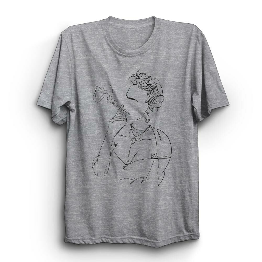 Frida Ressam Baskılı Tshirt