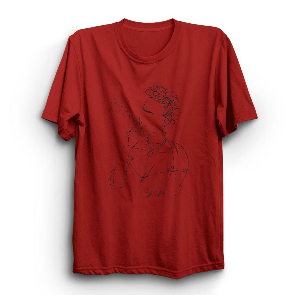 Frida Ressam Baskılı Tshirt