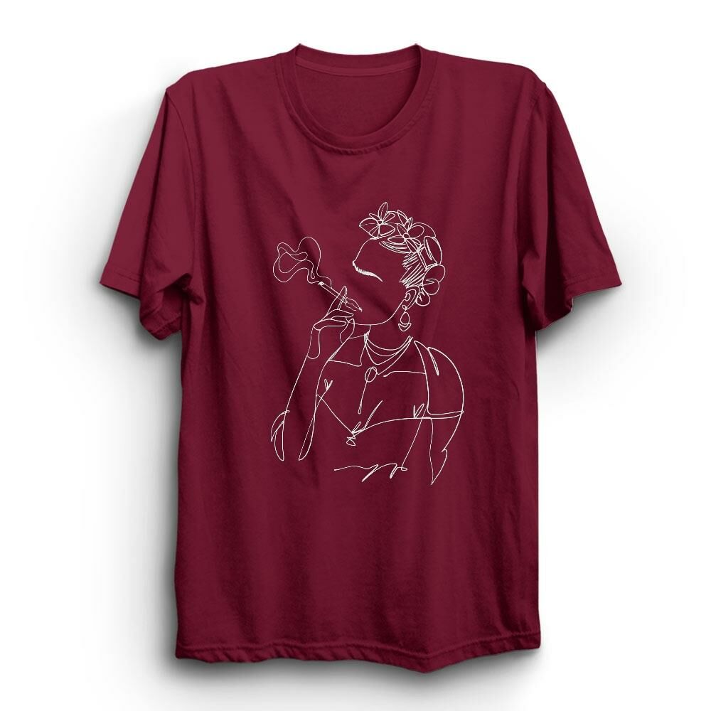Frida Ressam Baskılı Tshirt