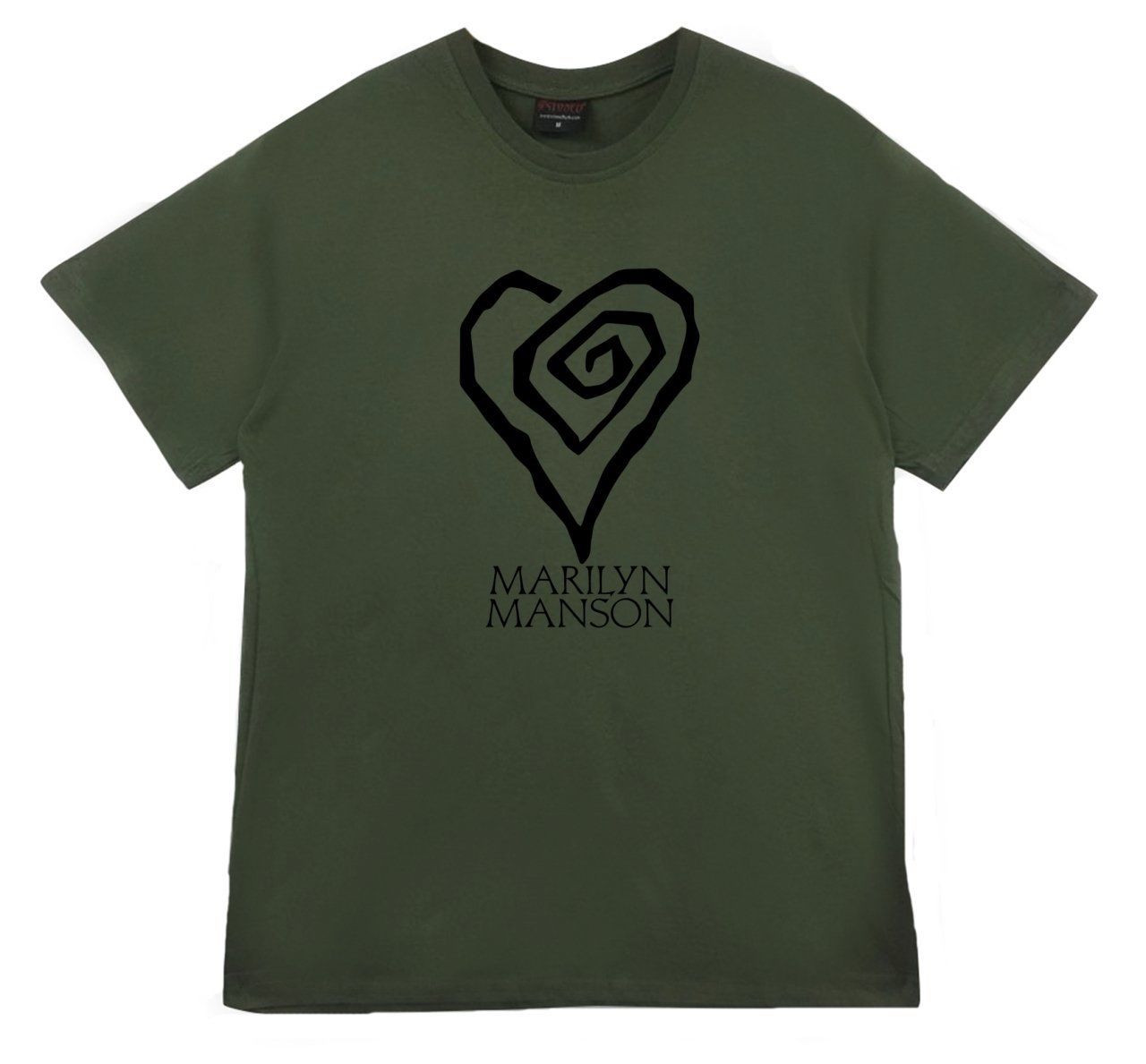 Marilyn Manson Baskılı T-shirt