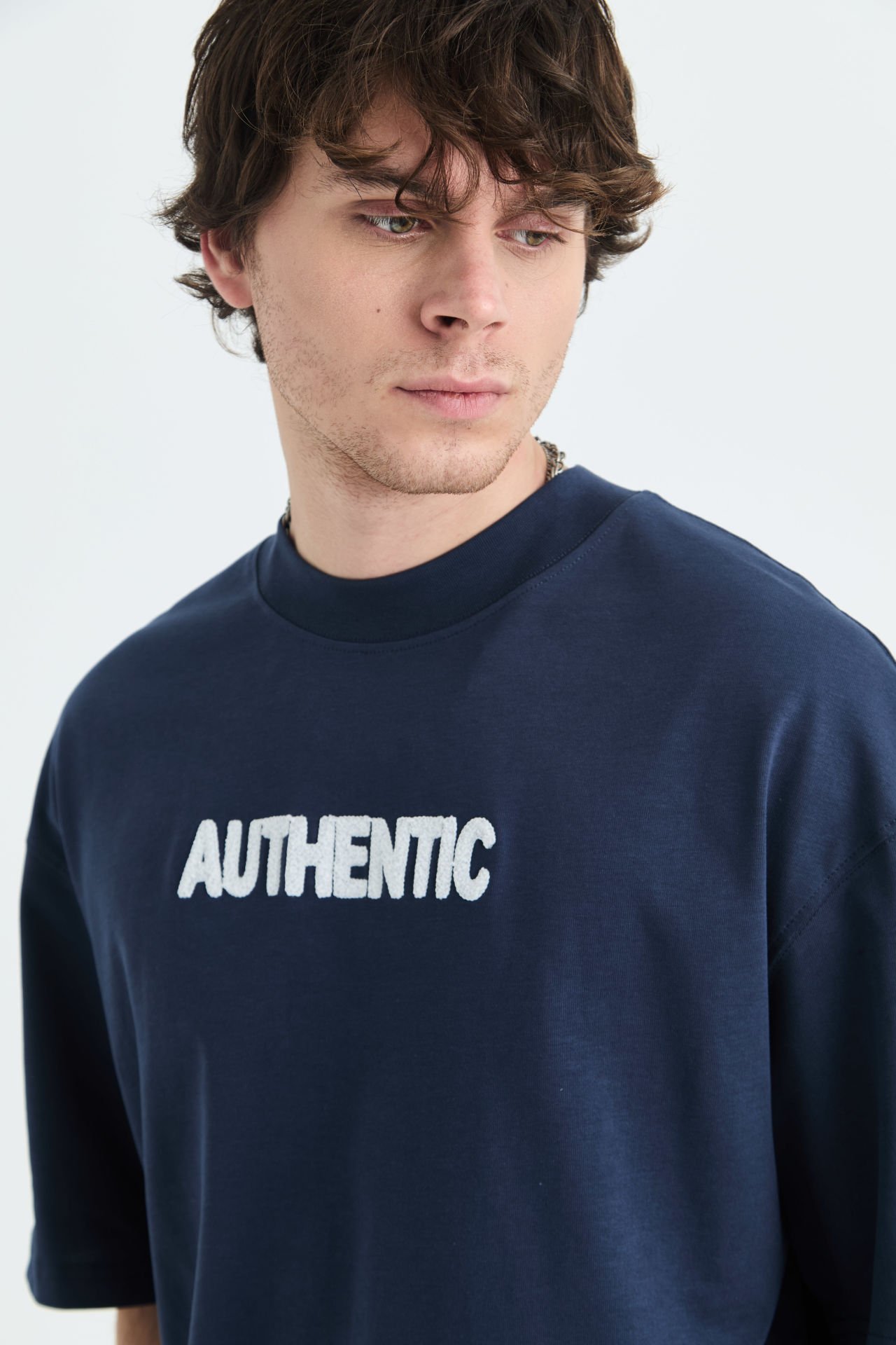 Auethentic Baskılı Unisex %100 Pamuk T-shirt