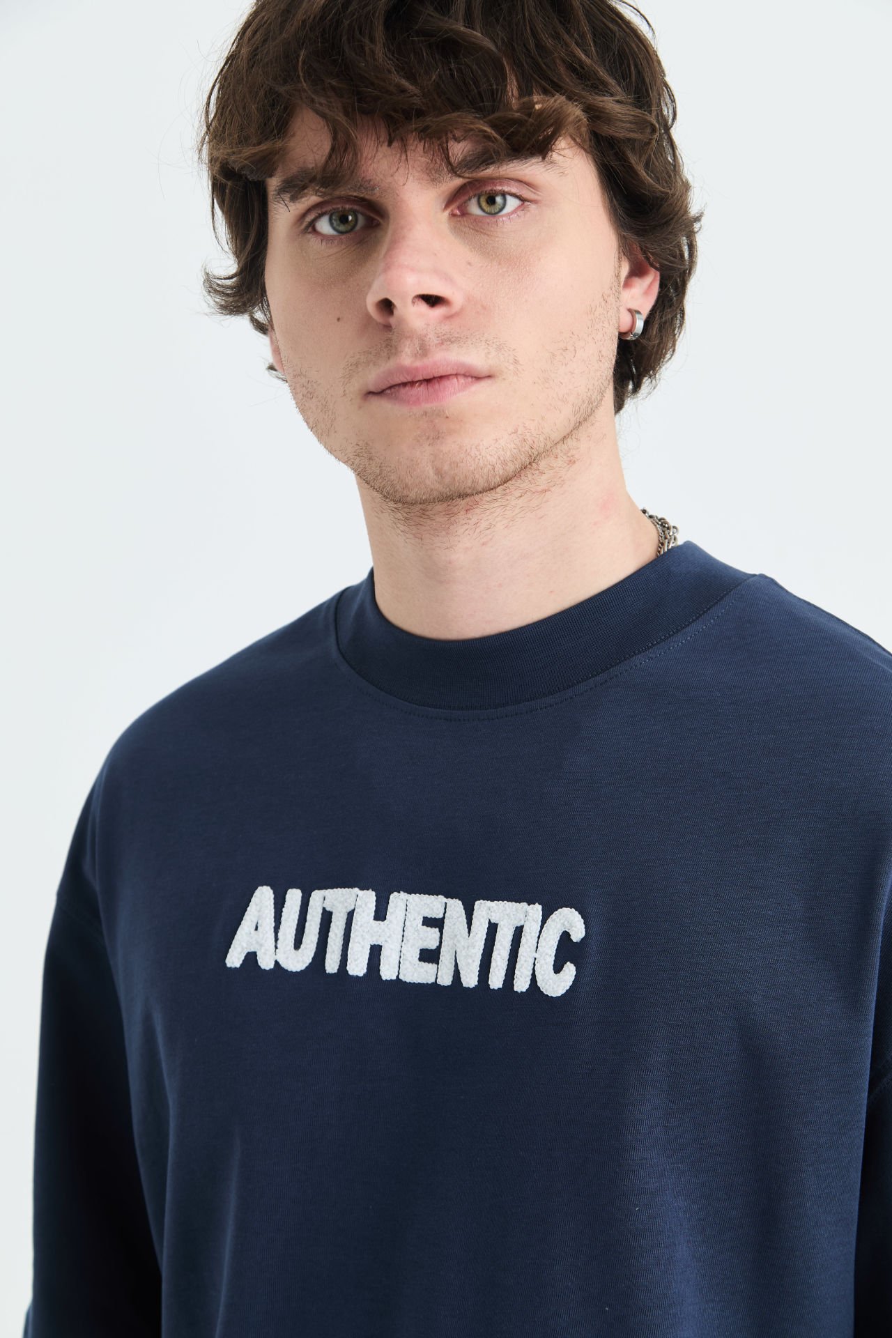 Auethentic Baskılı Unisex %100 Pamuk T-shirt