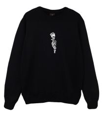 Kurukafa Gül Baskılı Sweatshirt