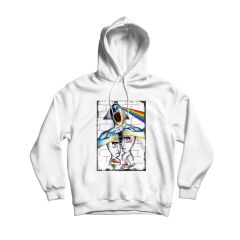 Pink Floyd Baskılı Kapşonlu Sweatshirt