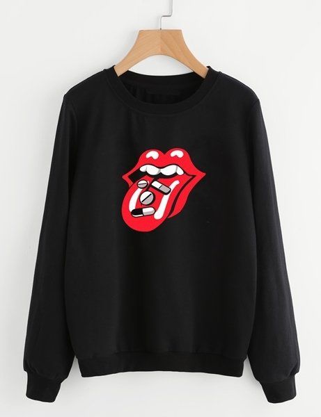 ROLLING STONES Baskılı Sweatshirt