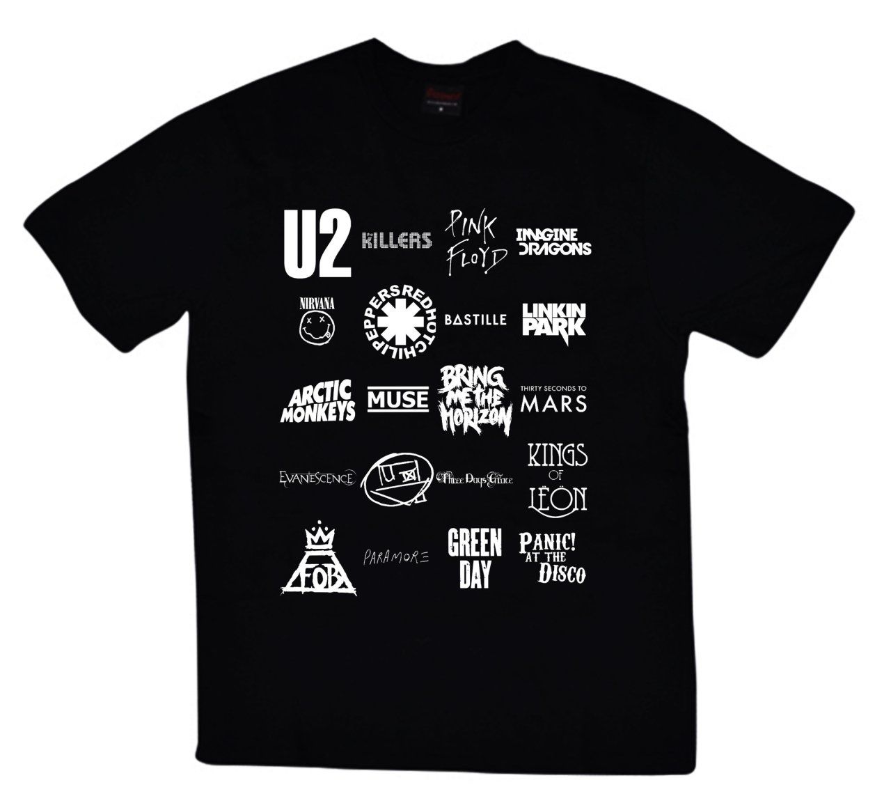 Rock And Roll Baskılı T-shirt