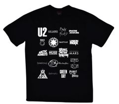 Rock And Roll Baskılı T-shirt