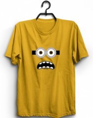 Minions Baskılı T-shirt SARI - M