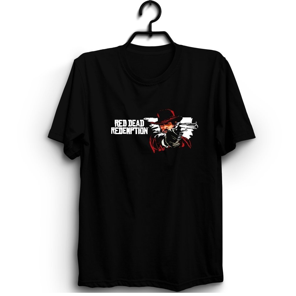 Red Dead Redemption Baskılı T-shirt SİYAH - M