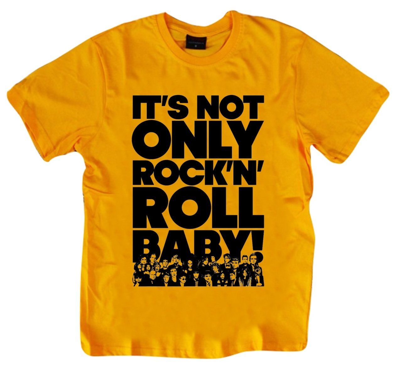 Rock And Roll Baskılı T-shirt
