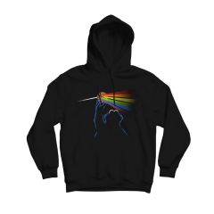 Pink Floyd Baskılı Kapşonlu Sweatshirt