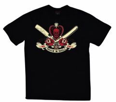 Rock And Roll Baskılı T-shirt