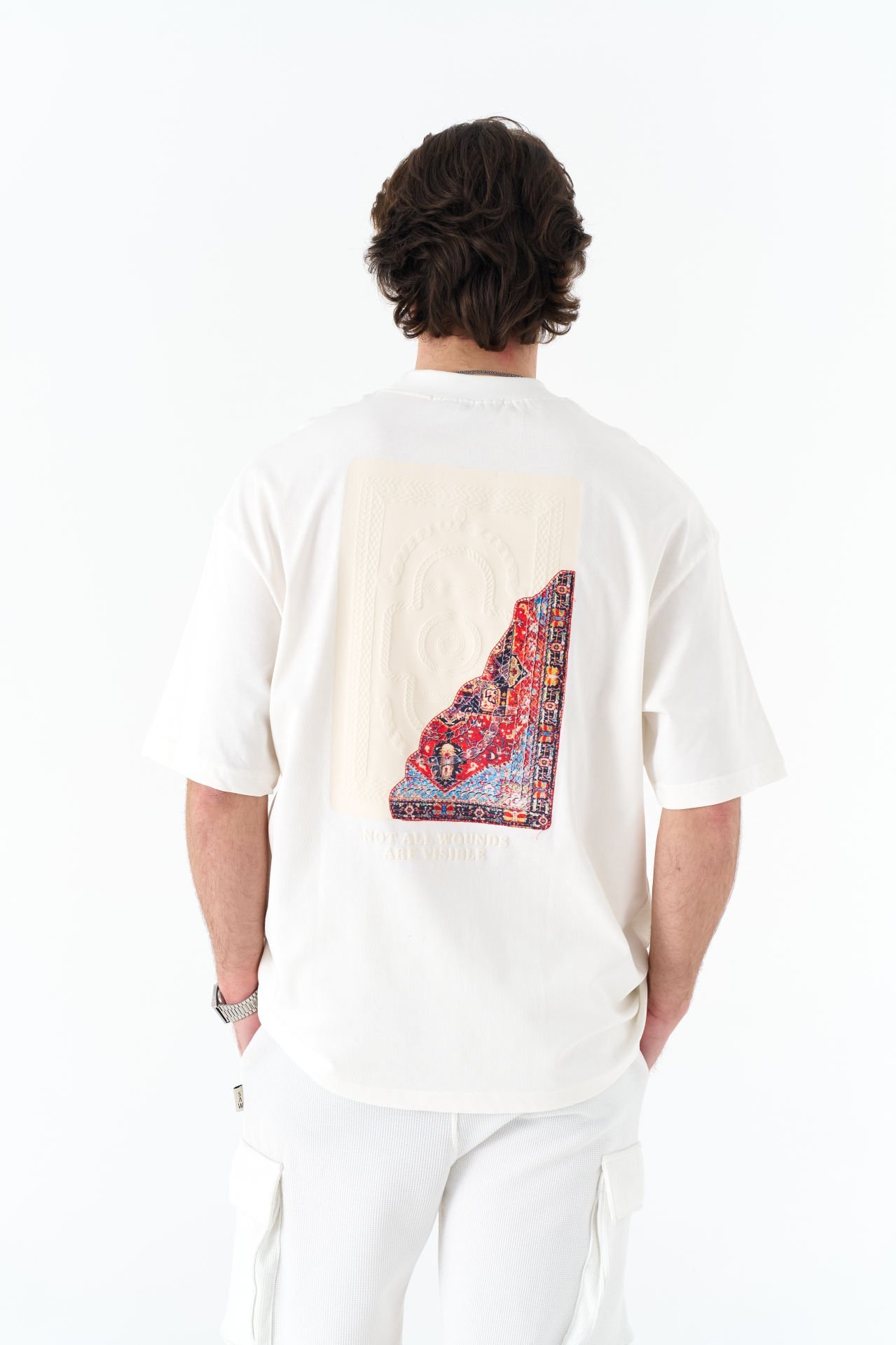 Not All Wounds Are Visible Baskılı, Nakışlı Unisex %100 Pamuk T-shirt