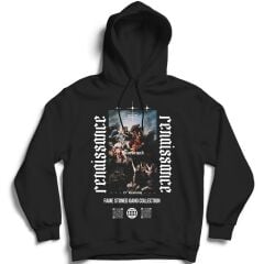 Tablo Baskılı Kapşonlu Sweatshirt ( Fame Stoned Gang Collection New Season Hoodie )