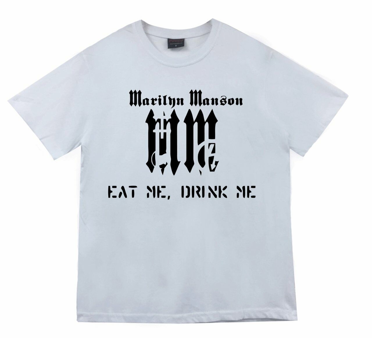 Marilyn Manson Baskılı T-shirt