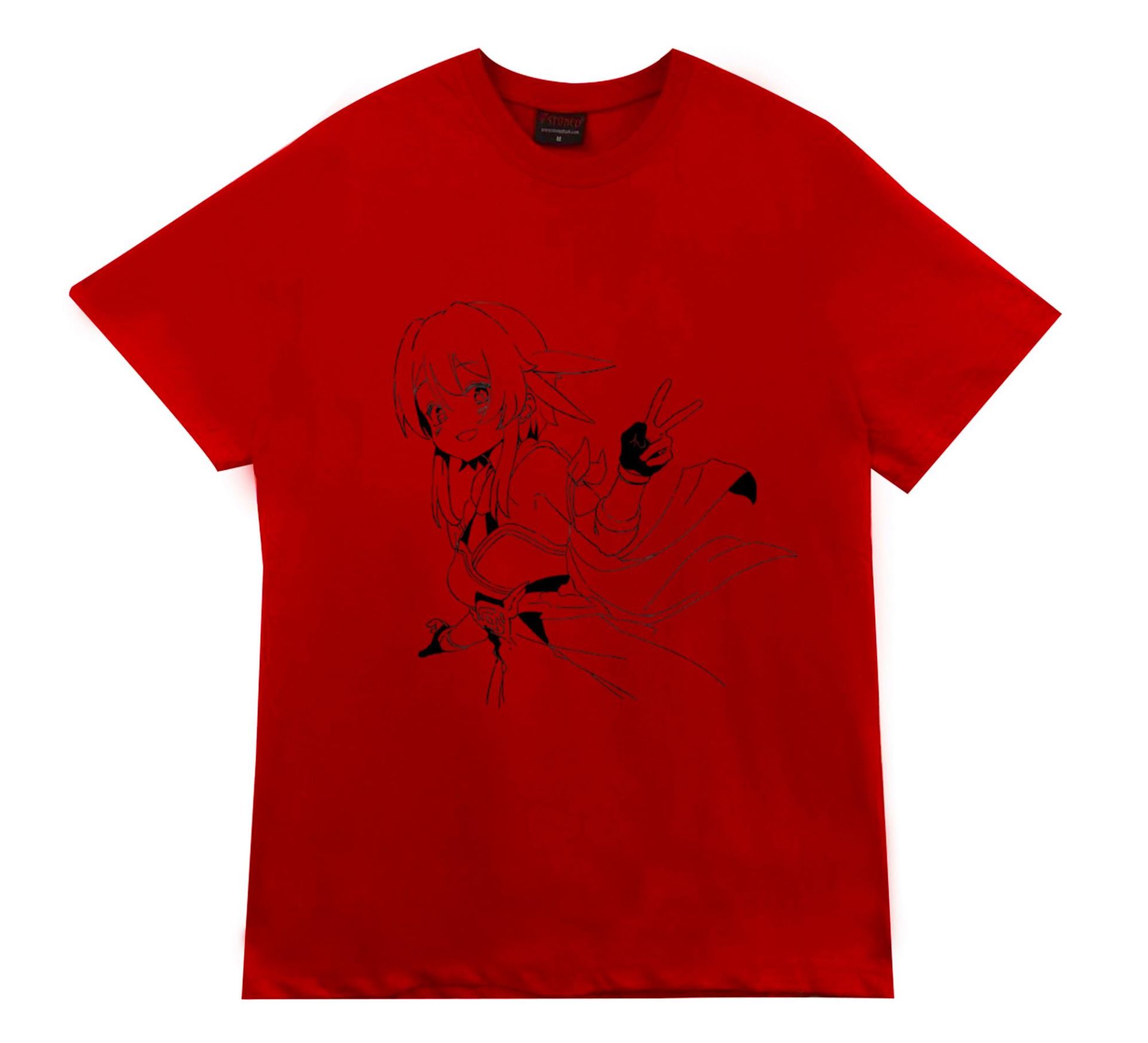 Genshin Impact Anime Baskılı Tshirt