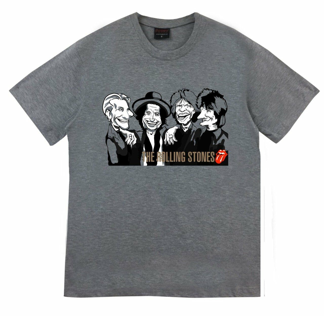 The Rolling Stones Baskılı T-shirt