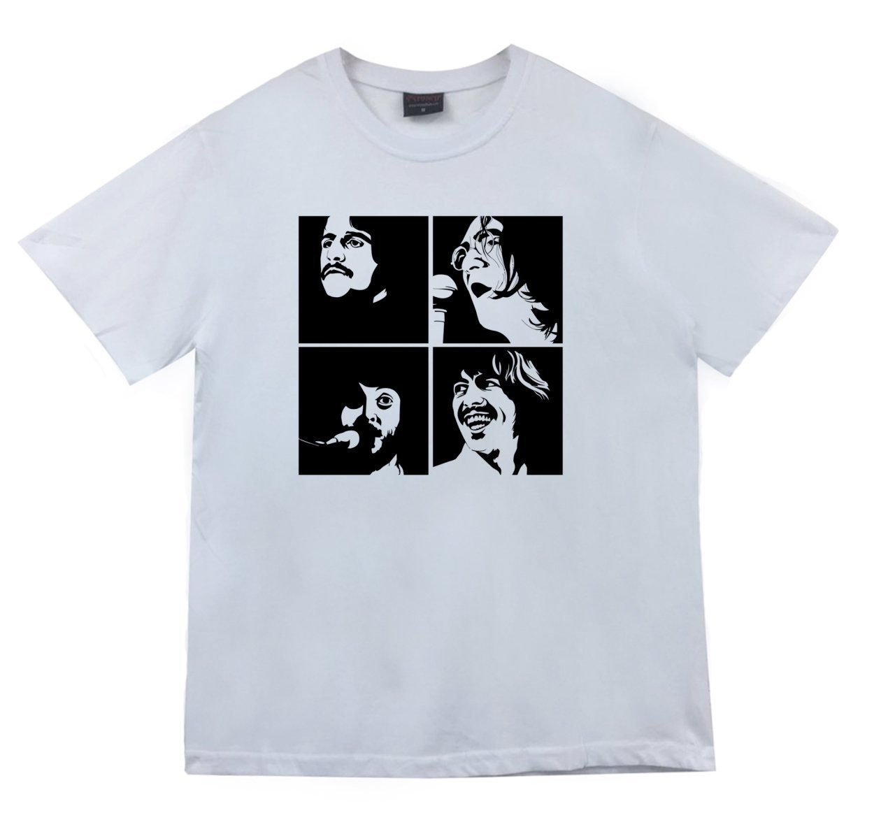 The Beatles Baskılı T-shirt