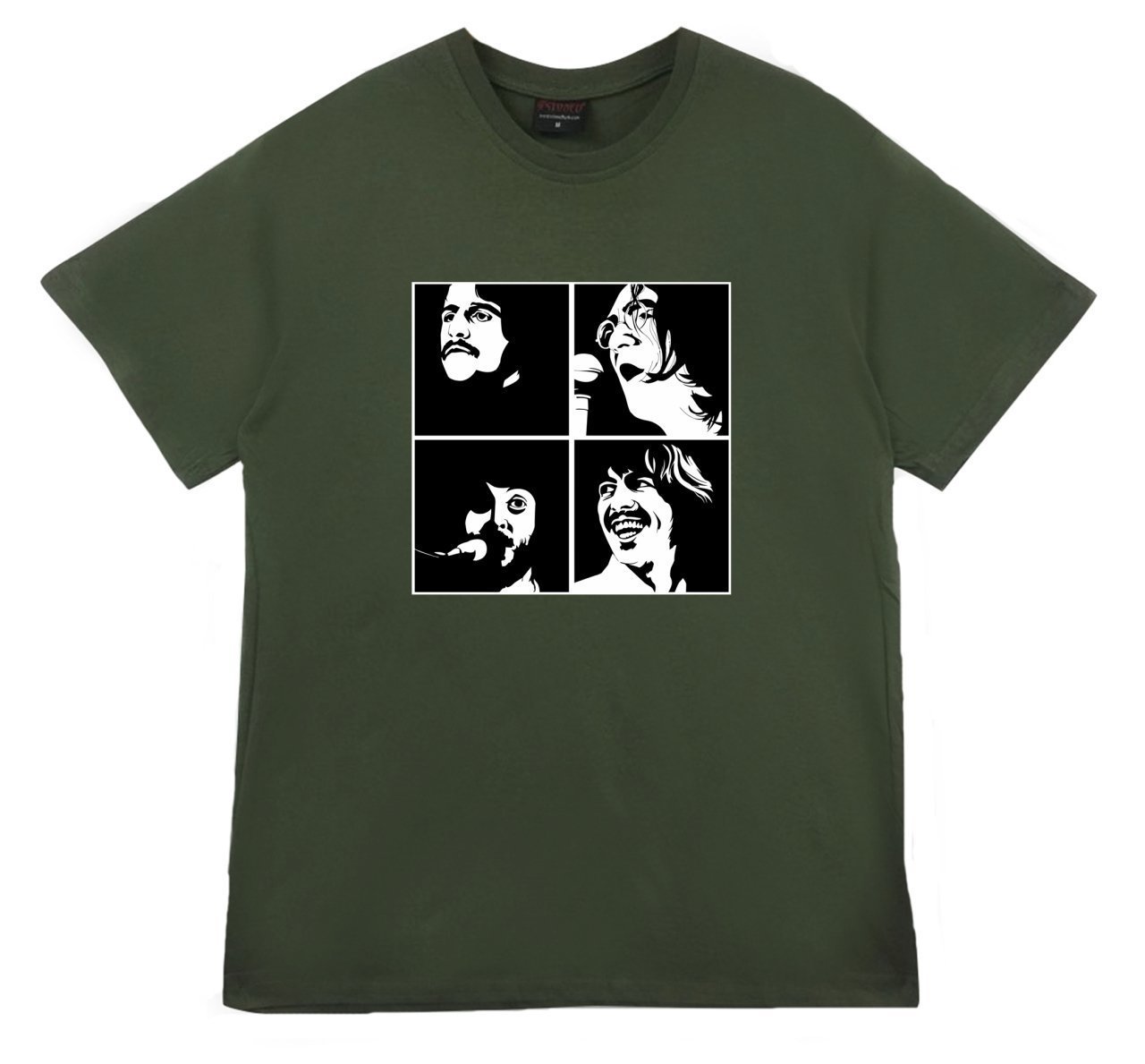 The Beatles Baskılı T-shirt