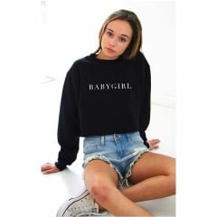 Baby Girl Baskılı Sweatshirt