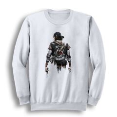 Days Gone Oyun Baskılı Bisiklet Yaka Sweatshirt