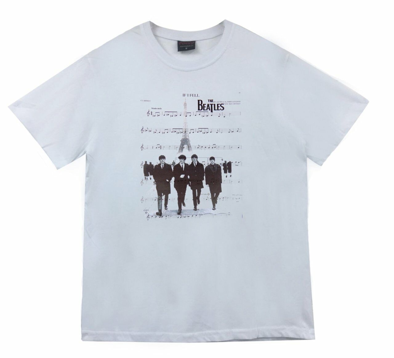 The Beatles Baskılı T-shirt