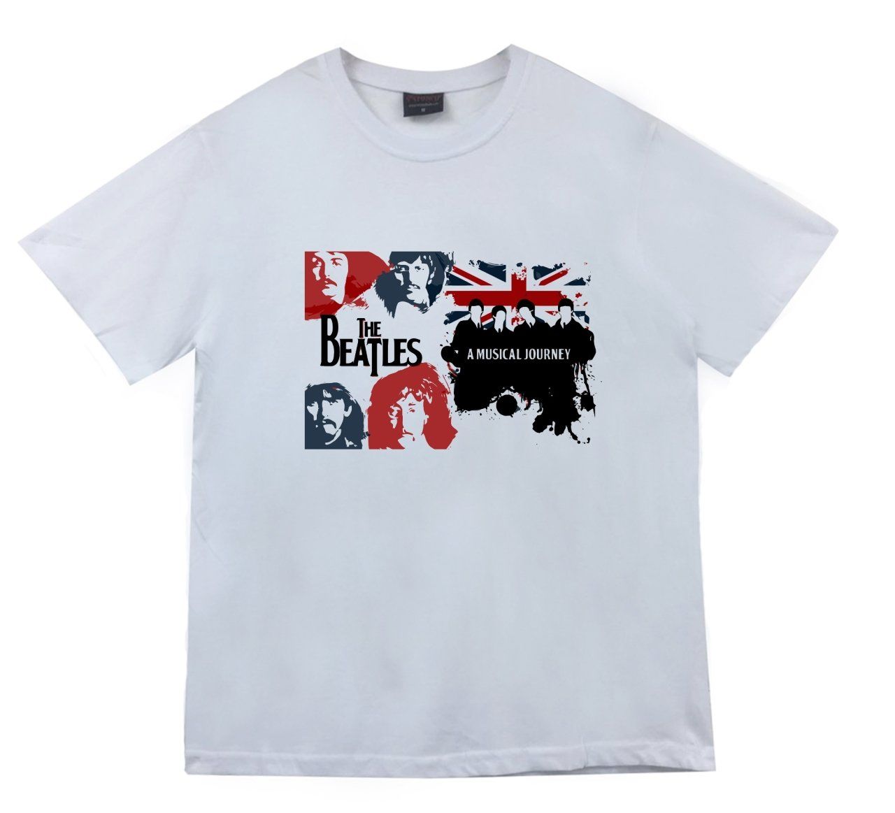 The Beatles Baskılı T-shirt