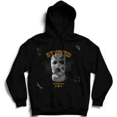 Gangsta Baskılı Kapşonlu Sweatshirt ( Fame Stoned Gang Collection New Season Hoodie )