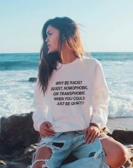 Be Quiet Baskılı Sweatshirt