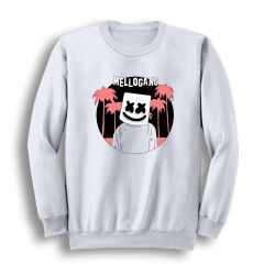 Marshmello Baskılı Sweatshirt