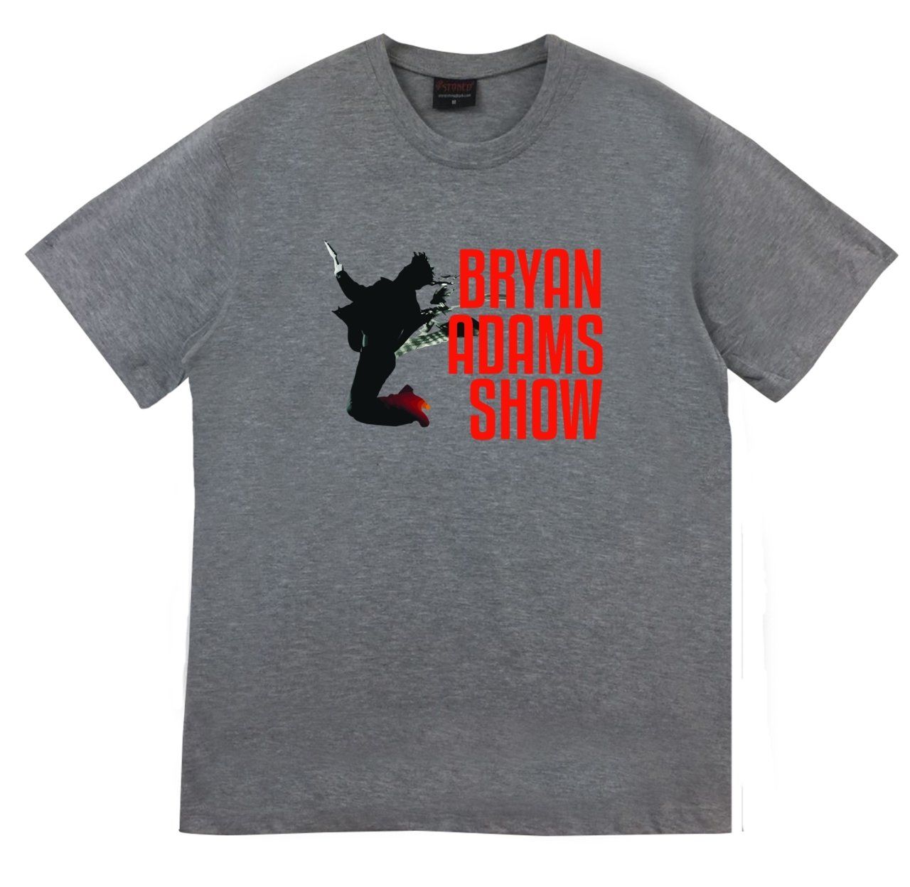 Bryan Adams Show Baskılı T-Shirt