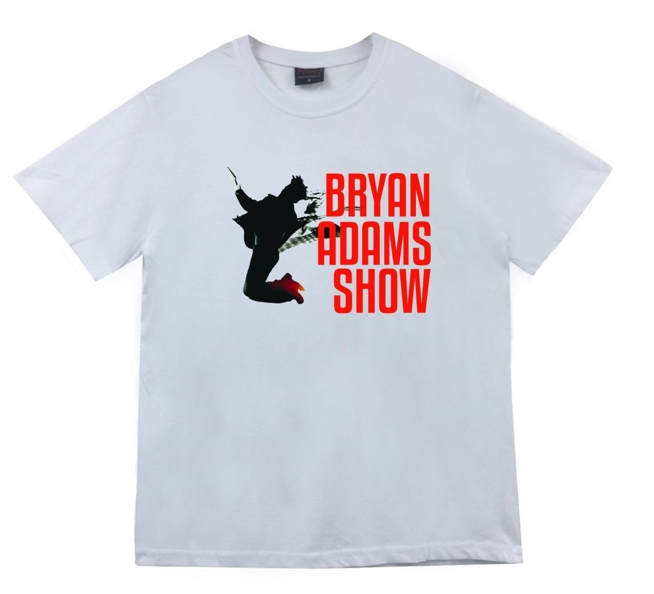Bryan Adams Show Baskılı T-Shirt