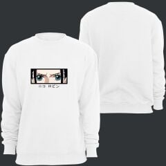 One Piece Nico Robin Anime Baskılı Unisex Bisiklet Yaka Sweatshirt