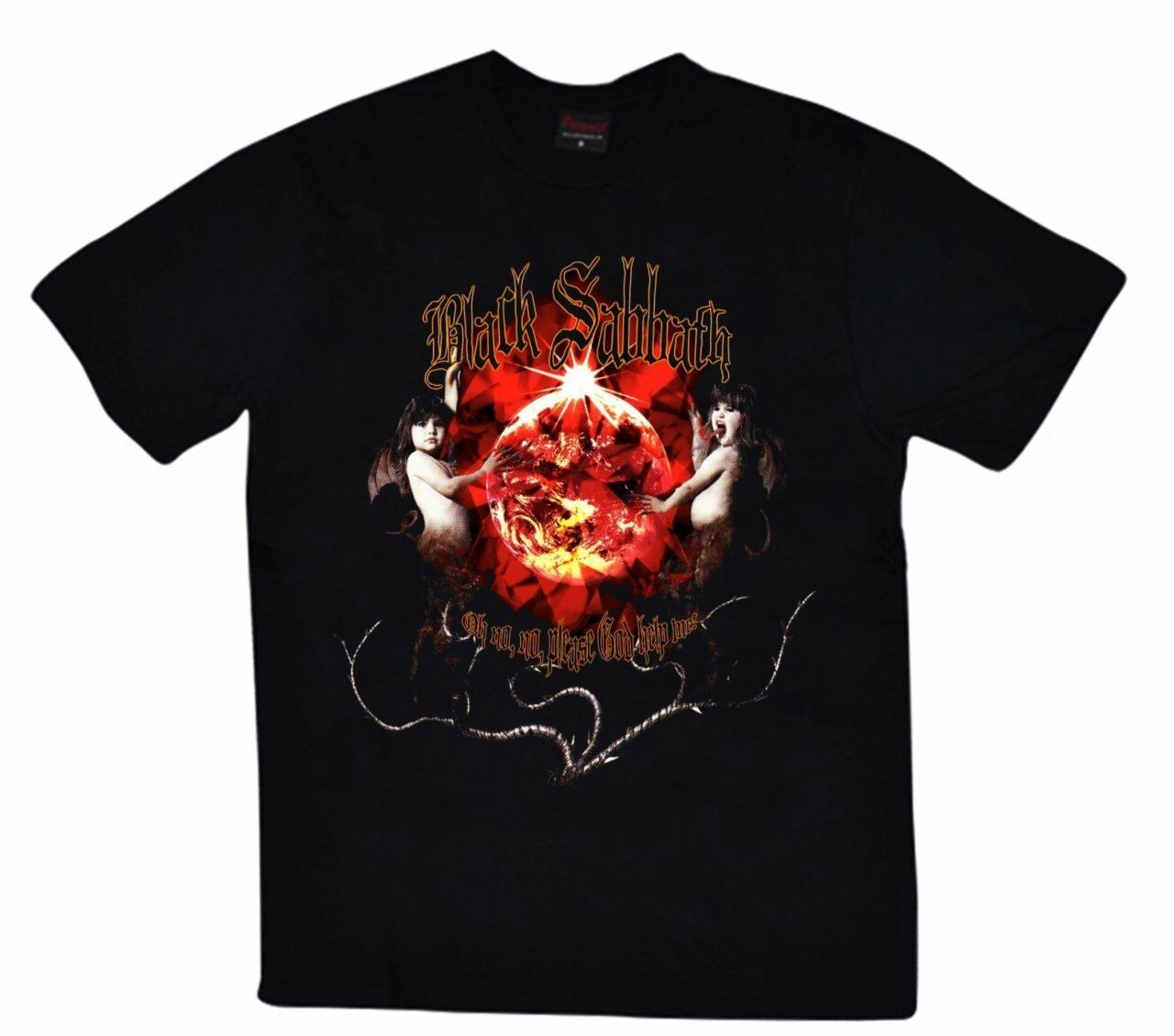 Black Sabbath Baskılı T-shirt