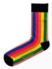 Renkli Baskılı Çorap