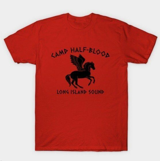 Camp Half Blood Long Island Sound Baskılı T-shirt