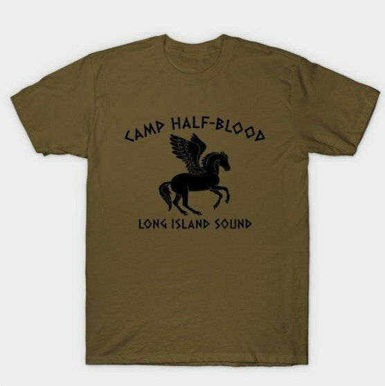 Camp Half Blood Long Island Sound Baskılı T-shirt