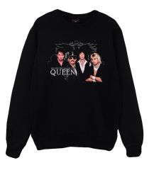 Queen Baskılı Sweatshirt