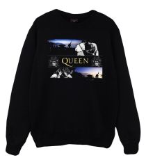 Queen Baskılı Sweatshirt