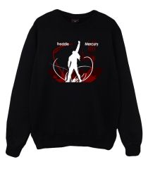 Queen Baskılı Sweatshirt