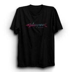 Cyber Punk Baskılı Tshirt