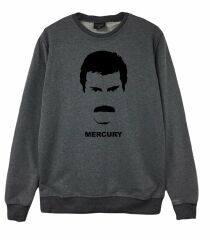 Queen Baskılı Sweatshirt