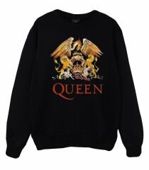 Queen Baskılı Sweatshirt