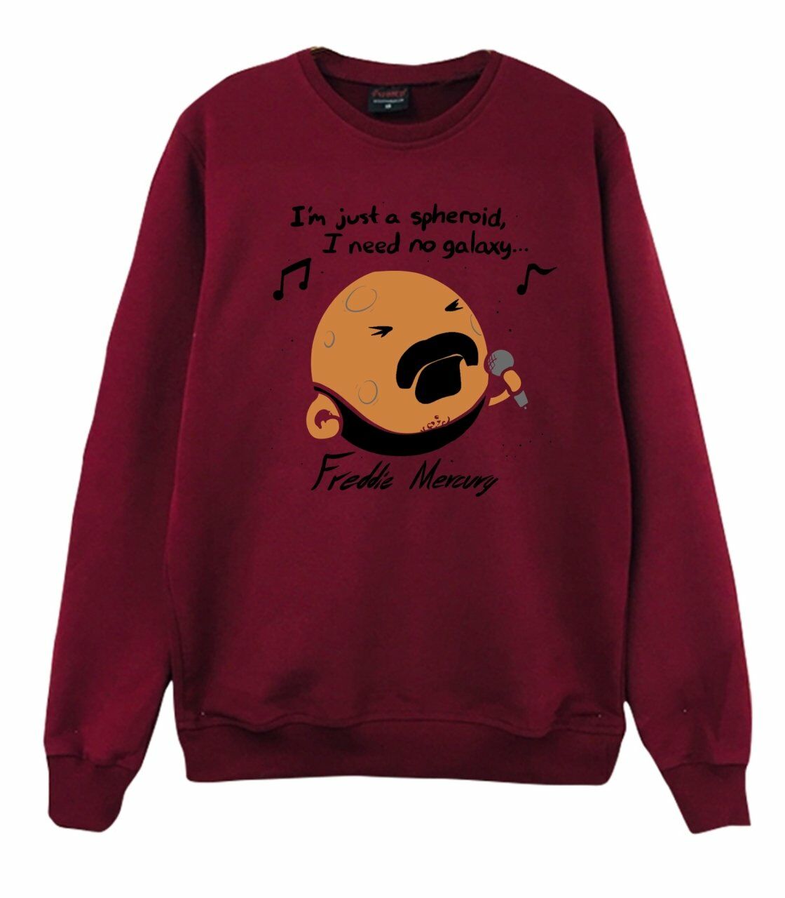 Queen Baskılı Sweatshirt
